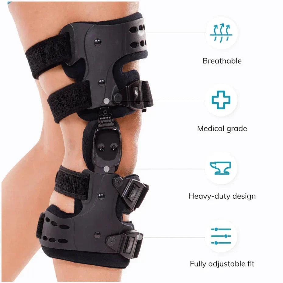 Adjustable knee brace with joint support KneeEase