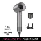 Ionic hair dryer with 200 million negative ions and intelligent temperature control