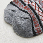 Thermal winter socks in a wool blend with Nordic pattern, 5 pairs