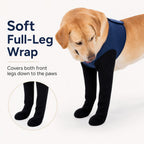 PawGuard Dual Front Leg Recovery Sleeves for Dogs - Cone-Free Anti-Lick Protection for Post-Surgery, Scratching & Sensit