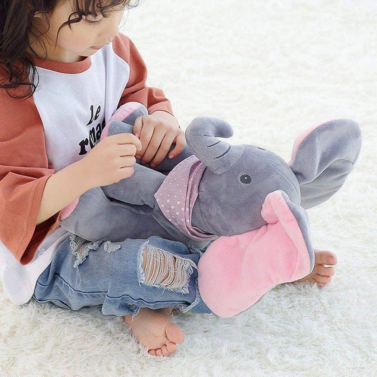 Peek a boo Talking Elephant toy