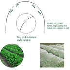 Plantura FlexGrow Garden Arch Set made of fibreglass | DIY Plant Tunnel for raised beds & cold frames | Rustproof & Reus