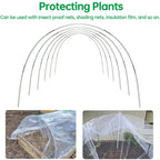 Plantura FlexGrow Garden Arch Set made of fibreglass | DIY Plant Tunnel for raised beds & cold frames | Rustproof & Reus