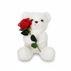 Plush Toy Valentine Bear Soft Rose Holding Soft Toy Gift