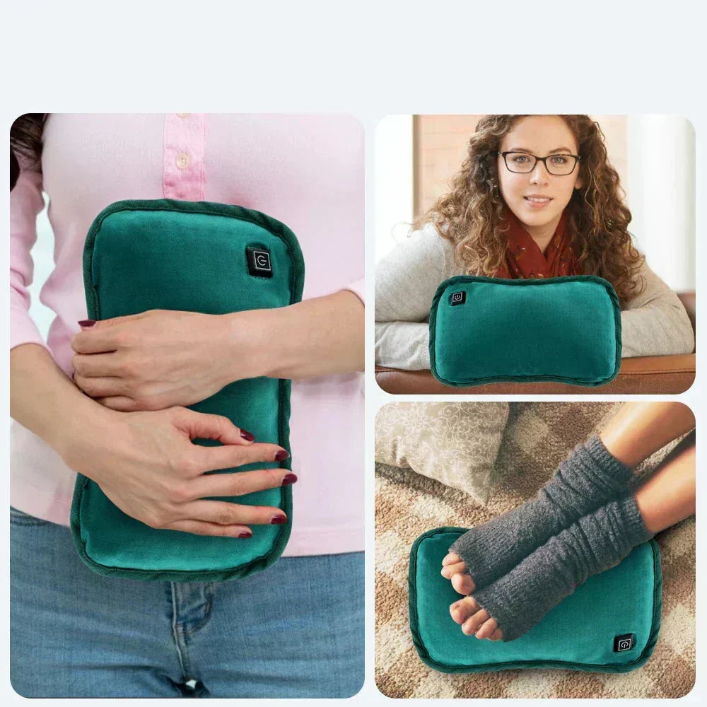 Portable Graphene Heat Pad | USB Powered | 3 Heat Settings | Hand & Stomach Warmer | Auto Shut-Off