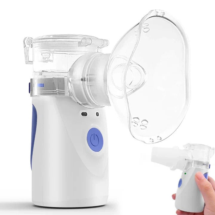 Portable Ultrasonic Mesh Nebuliser, Compact, Quiet Mist Device for Personal Use