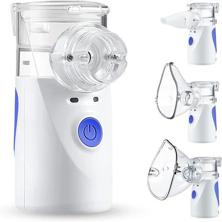 Portable Ultrasonic Mesh Nebuliser, Compact, Quiet Mist Device for Personal Use