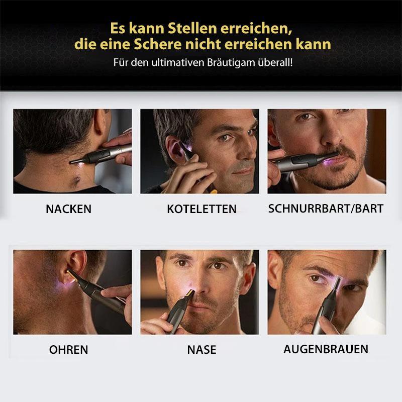 Precision Grooming Tool | Micro-Oscillation Blades | Titanium Steel