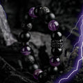 Ragnar - Lord Black Warrior Natural Crystal Bead Bracelet