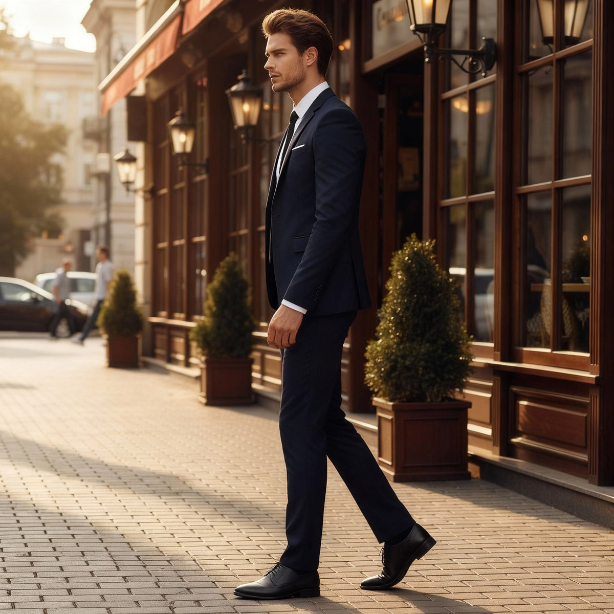 Refined Slim-Fit Business Suit
