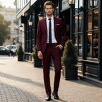 Refined Slim-Fit Business Suit