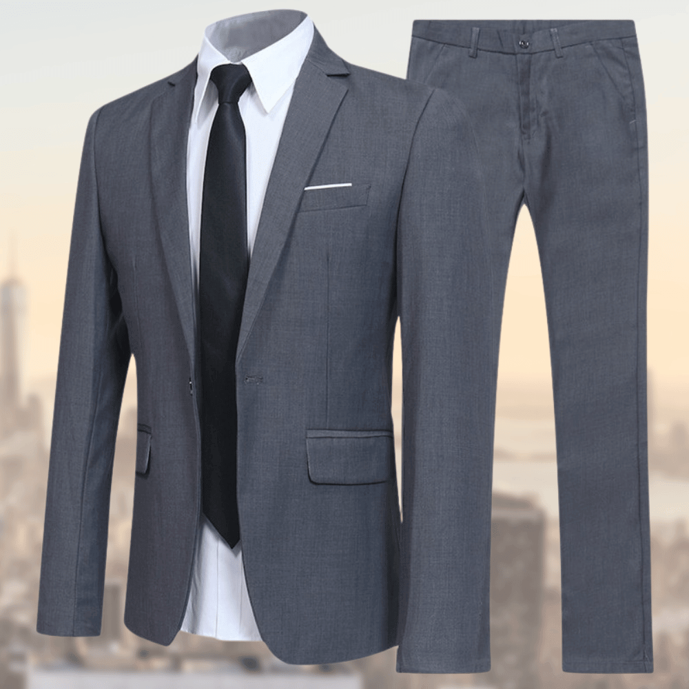 Refined Slim-Fit Business Suit