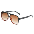 Retro Oversized Aviator Sunglasses - Amara