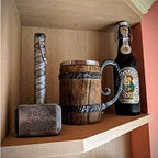 Rustic Nordic Viking Double Mug