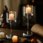 Scandi Style Candle Holder | Elegant Home Accent