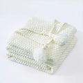 Scandinavian Knitted Wool Blanket - Aurora