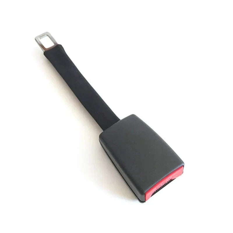 Seat Belt Extender with 28 cm Rigid Stem and Upright Buckle Reach, Toolless Click-In