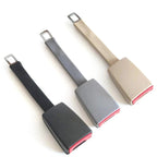 Seat Belt Extender with 28 cm Rigid Stem and Upright Buckle Reach, Toolless Click-In