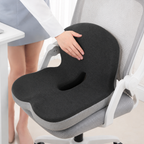 Seat Cushion | Ergonomic Memory Foam Seat Cushion | Pressure-Relieving & Non-Slip | ErgoComfort