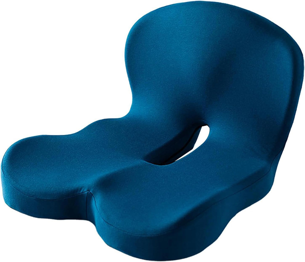 Seat Cushion | Ergonomic Memory Foam Seat Cushion | Pressure-Relieving & Non-Slip | ErgoComfort