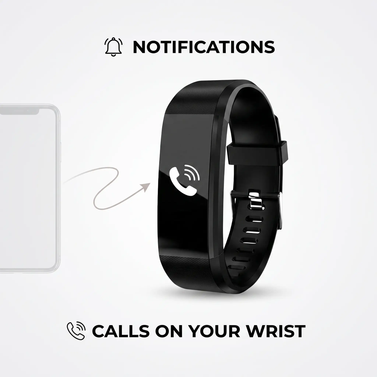 Senior Smartwatch with Heart Rate & Blood Pressure Monitoring