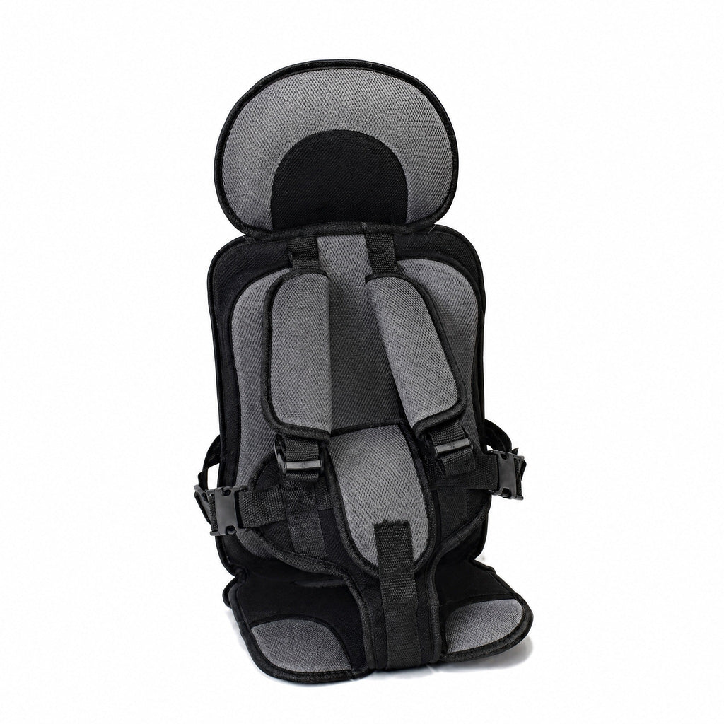 Portable fabric car seat with 5-point harness