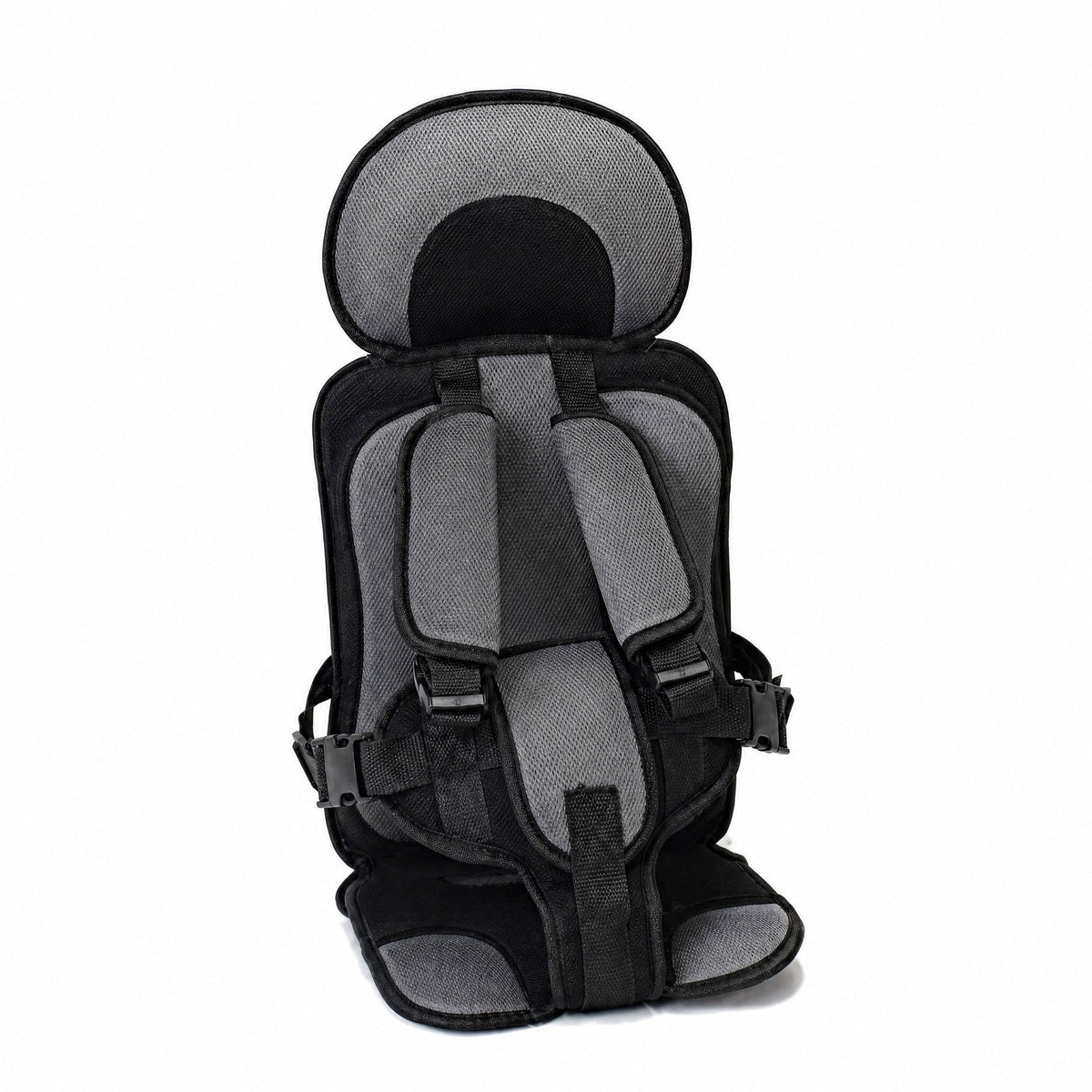 Portable fabric car seat with 5-point harness
