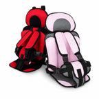 Portable fabric car seat with 5-point harness