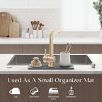 Sink Mat Diatomite Stone Tap Drying Tray Kitchen Worktop