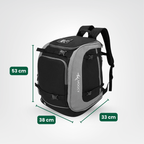 Ski Rucksack 65L | Ski boot bag with helmet compartment & goggle compartment | Oxford fabric, adjustable shoulder straps