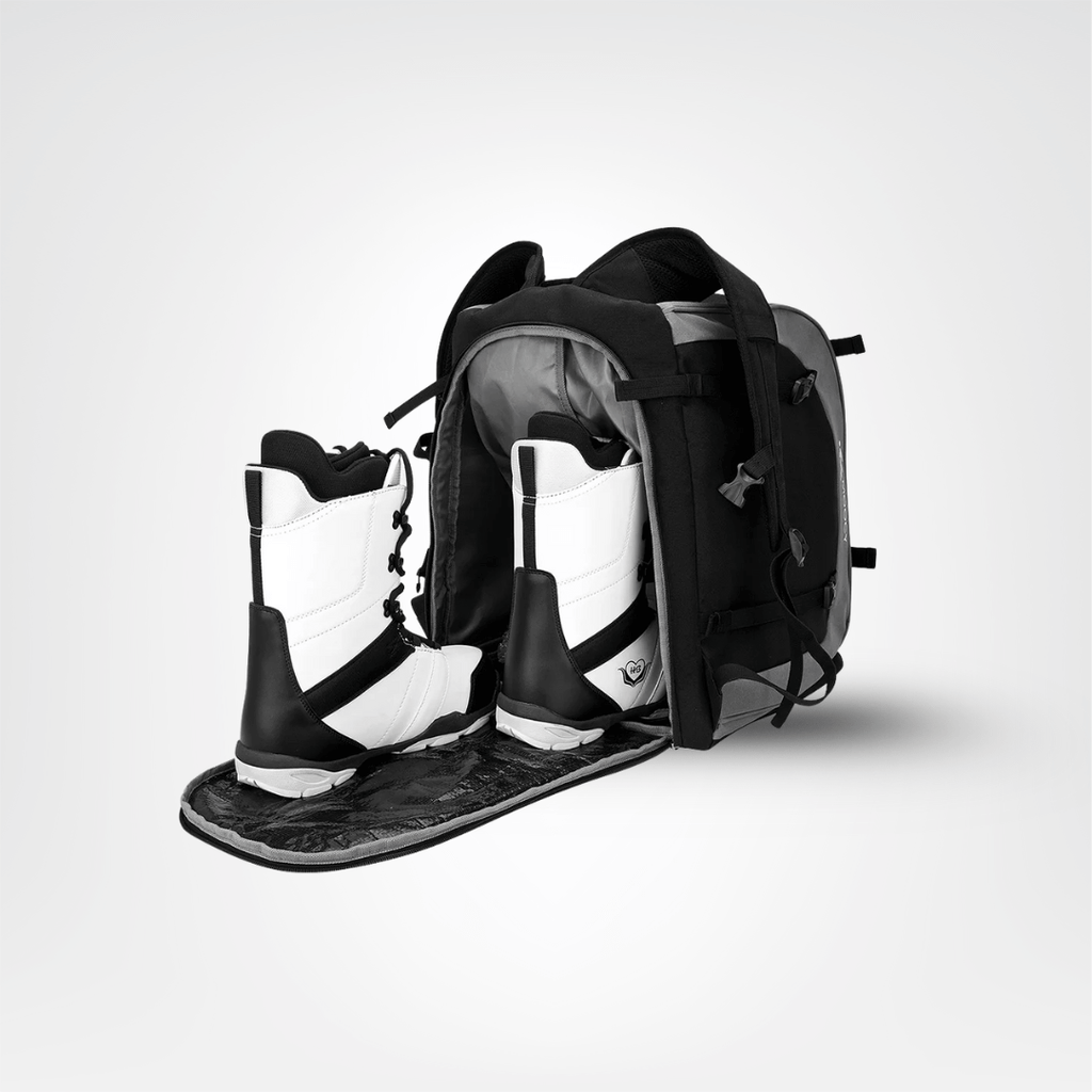 Ski Rucksack 65L | Ski boot bag with helmet compartment & goggle compartment | Oxford fabric, adjustable shoulder straps