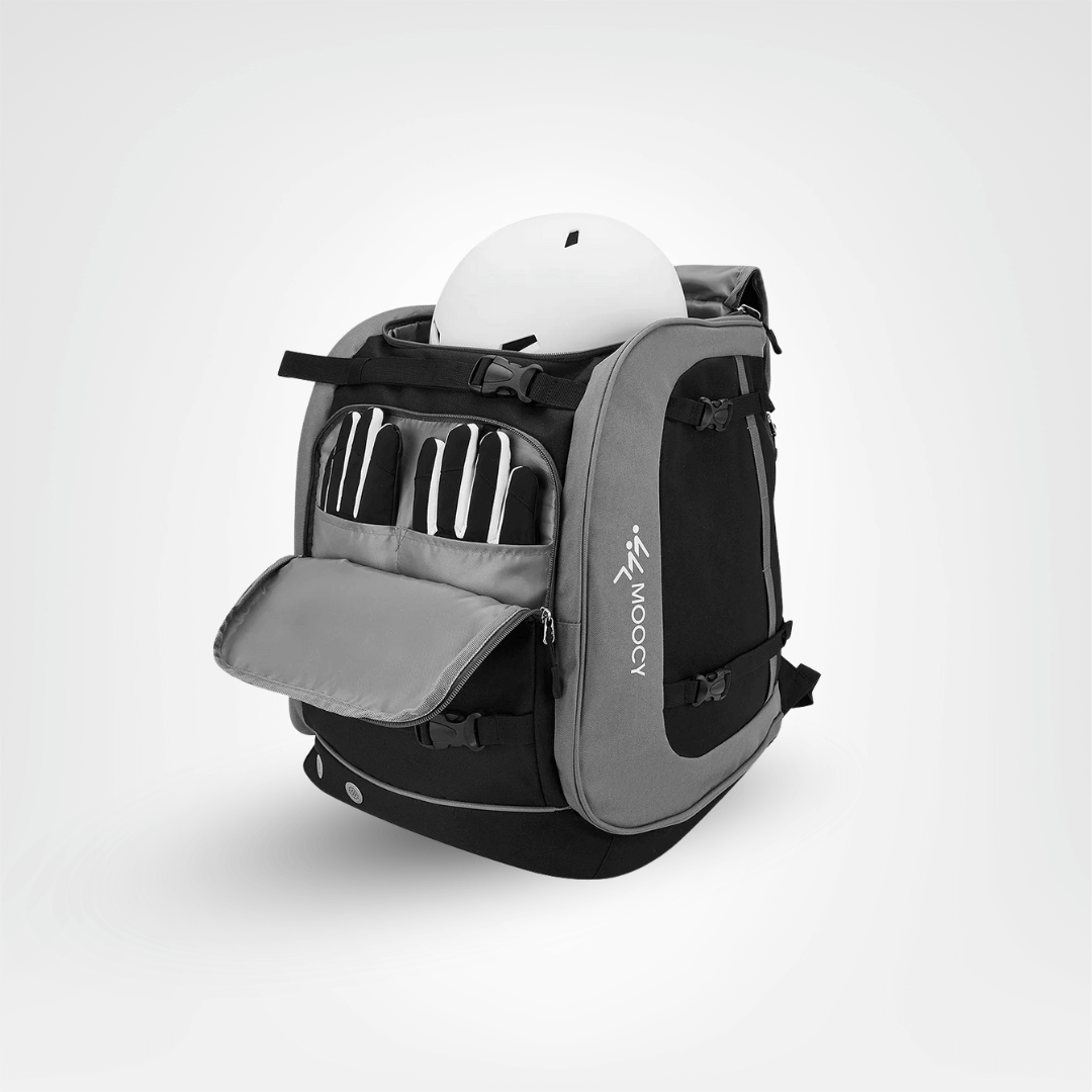 Ski Rucksack 65L | Ski boot bag with helmet compartment & goggle compartment | Oxford fabric, adjustable shoulder straps