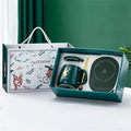 Smart Ceramic Mug Heater Cup Coaster Warmer Thermostat Coffee Heating Electric Mug Set Milk Tea Heating Water Home Offic