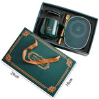 Smart Ceramic Mug Heater Cup Coaster Warmer Thermostat Coffee Heating Electric Mug Set Milk Tea Heating Water Home Offic