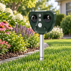 Solar Ultrasonic Bird Repeller Outdoor Garden Yard Pest Control