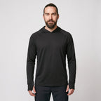 Men's UPF 50+ Sun Hoodie – Lightweight Quick-Dry Hiking & Fishing UV Top with Thumb Loops