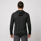 Men's UPF 50+ Sun Hoodie – Lightweight Quick-Dry Hiking & Fishing UV Top with Thumb Loops