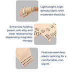 ThermaFlex Fingerless Arthritis Gloves | Magnetic Compression Gloves for Arthritis Pain Relief - Improved Circulation - 