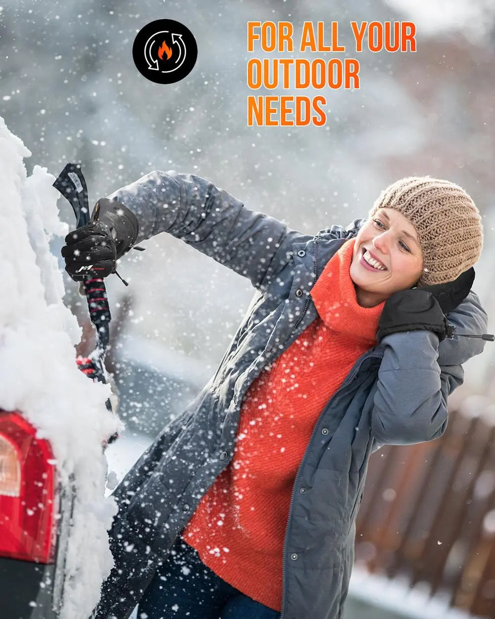 Thermal Heated Gloves | Waterproof Rechargeable Winter Gloves