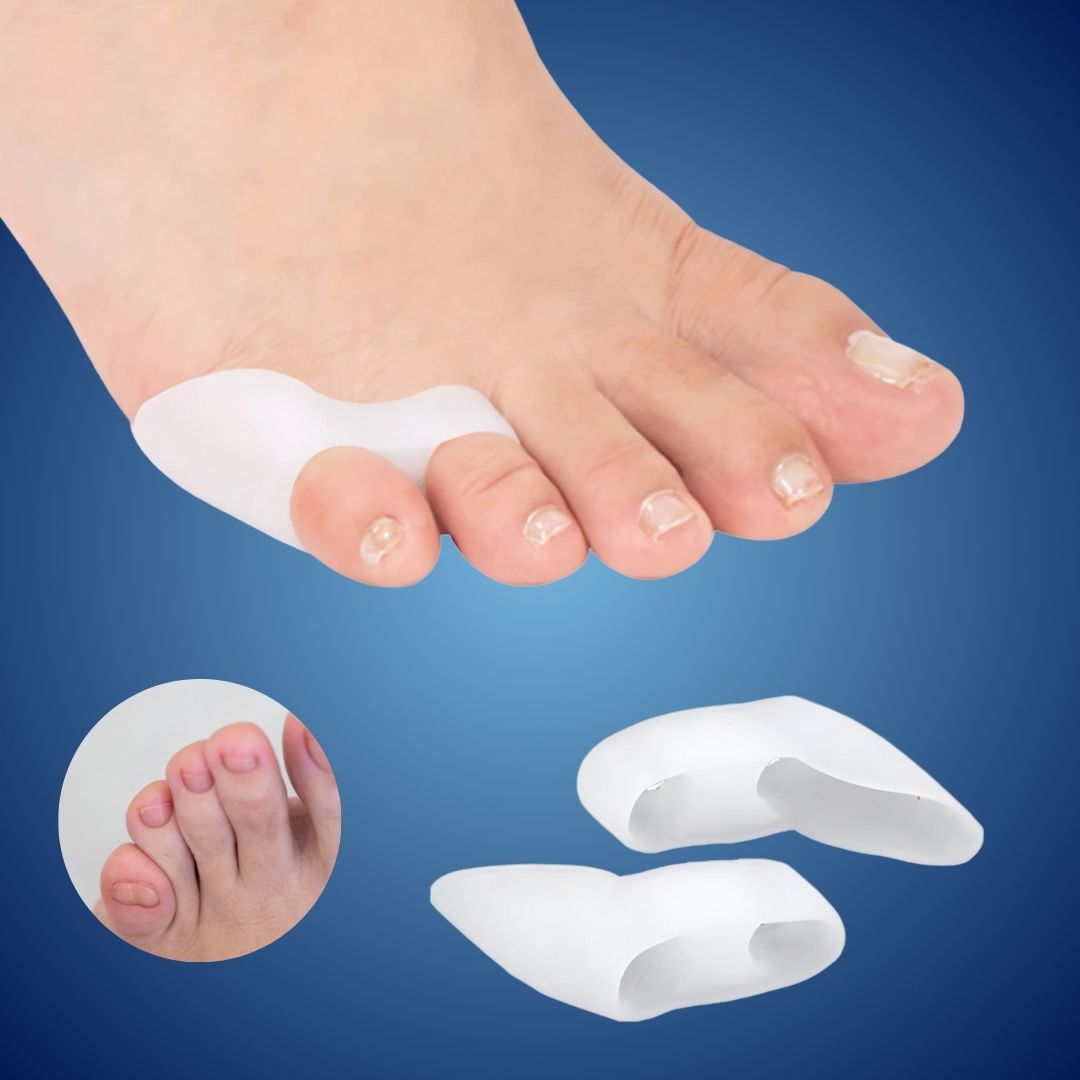 ToeGuard Orthopaedic Toe Spacers | Bunionette Corrector - Little Toe Straightener - for Bunions - Hammertoe and Toe Alig
