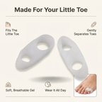 ToeGuard Orthopaedic Toe Spacers | Bunionette Corrector - Little Toe Straightener - for Bunions - Hammertoe and Toe Alig