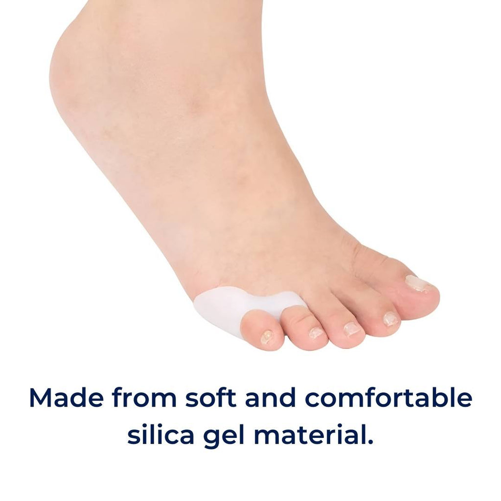 ToeGuard Orthopaedic Toe Spacers | Bunionette Corrector - Little Toe Straightener - for Bunions - Hammertoe and Toe Alig