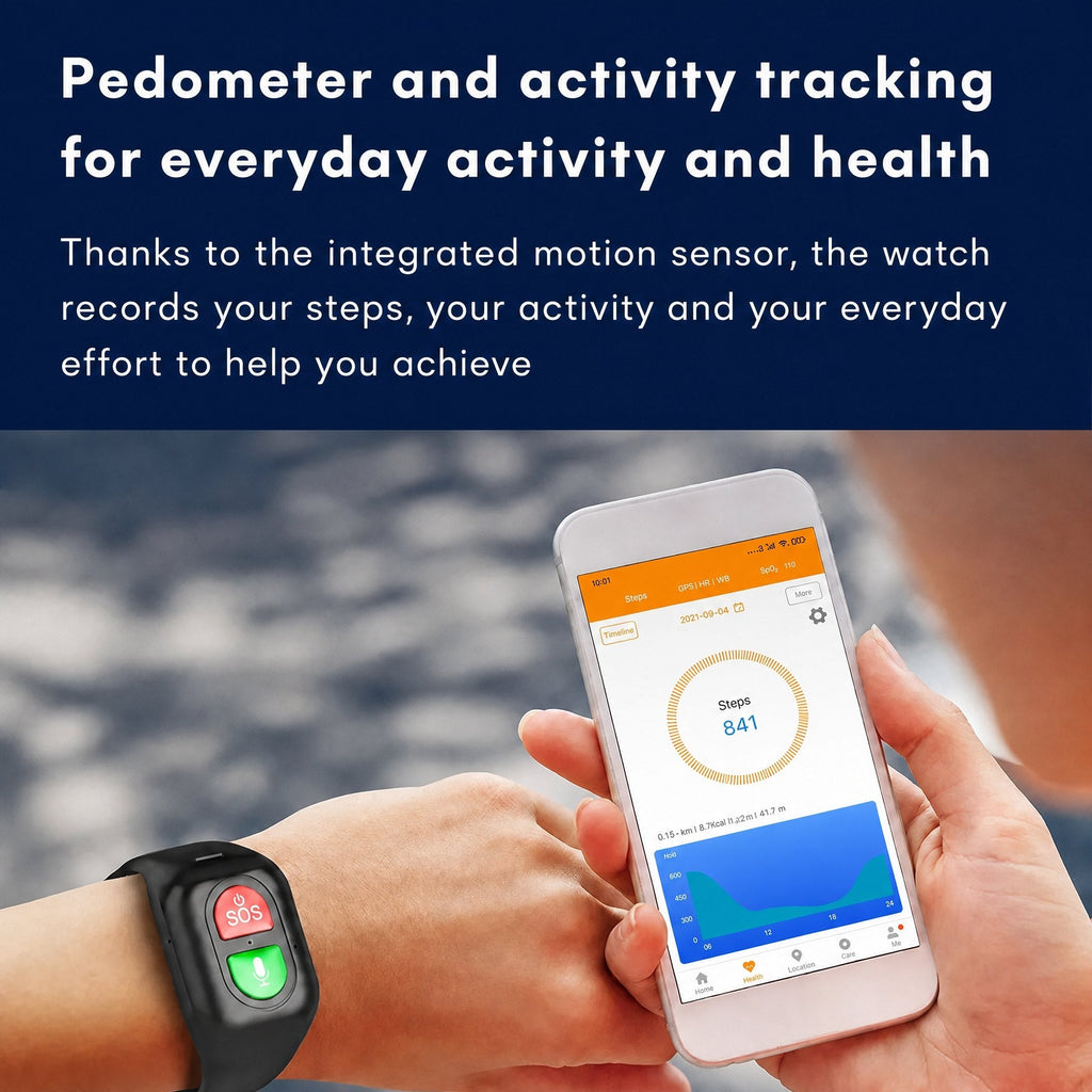 4G GPS Smartwatch for Elderly People – SOS, Health and Safety Always with You