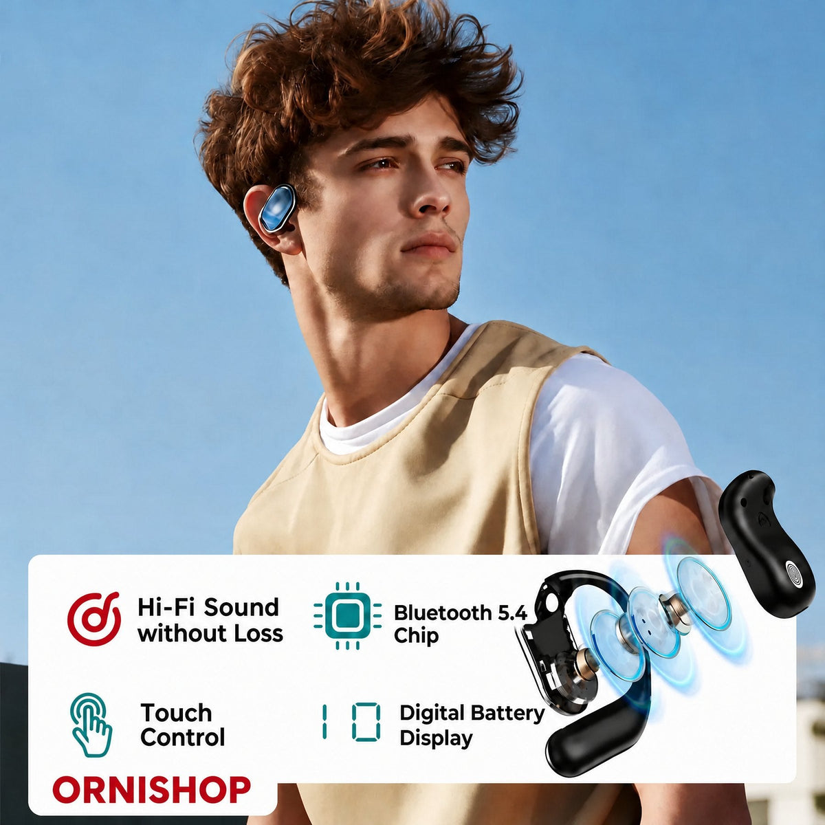 Smart Translator Earbuds 144 Languages in Real Time