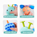 Interactive Musical Caterpillar – Educational Soft Toy for Newborns and Early Childhood