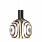 Adjustable Wooden Pendant Light Vintage LED Lighting