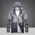 Ultralight UV Protection Clothing with High Collar and Side Pockets