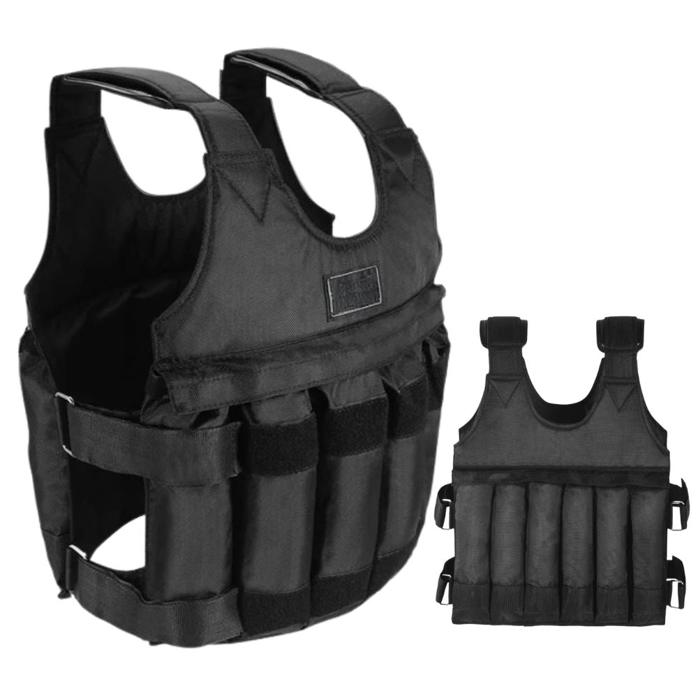 Unisex 50 kg Adjustable Exercise Weighted Vest for Training