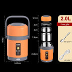 USB Heated Lunch Box | 304 Stainless Steel, Portable Food Warmer