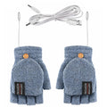 USB rechargeable warm wave heated gloves